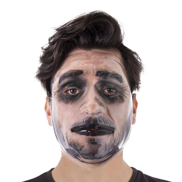 My Other Me 1/2 - Masque Transparent PVC pour Déguisement, Multicolore - Recommandé à partir de 3 ans My Other Me 1/2 - Masque Transparent PVC pour Déguisement, Multicolore - Recommandé à partir de 3 ans