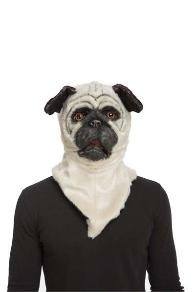 My Other Me Masque de déguisement bouledogue avec mâchoire mobile Taille Unique M