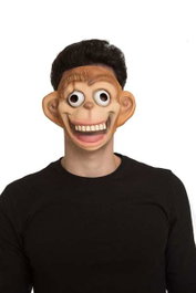 My Other Me Masque de singe en latex taille unique pour adulte