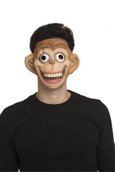 My Other Me Masque de singe en latex taille unique pour adulte