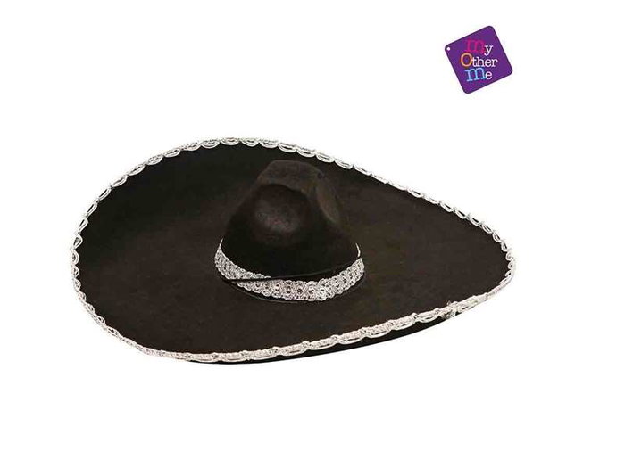 My Other Me - Chapeau mexicain traditionnel, diamètre 57 cm, multicolore