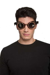My Other Me - Lunettes steampunk - Noir - Taille unique