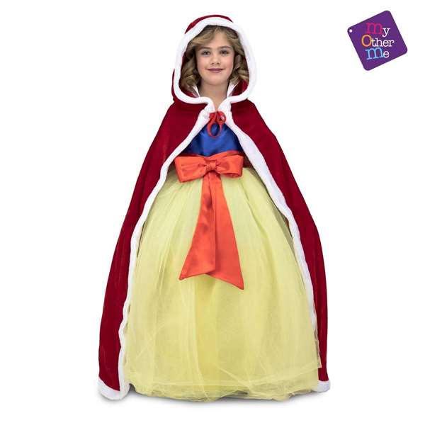 My Other Me Déguisement Blanche-Neige avec Cape Rouge Taille Unique S My Other Me Déguisement Blanche-Neige avec Cape Rouge Taille Unique S