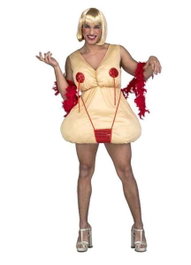 My Other Me Déguisement adulte Pechugona Cabaretera Taille M-L