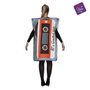 My Other Me - Déguisement Adulte Cassette - Taille M-L - Gris