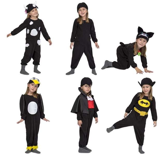 My Other Me Déguisement Quick 'N' Fun Noir 3-4 Ans