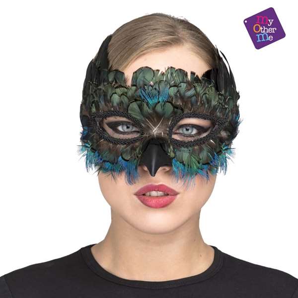 My Other Me Antifaz Plumas Multicolore Taille Unique Pour Enfant 4 Ans+