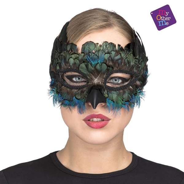 My Other Me Antifaz Plumas Multicolore Taille Unique Pour Enfant 4 Ans+
