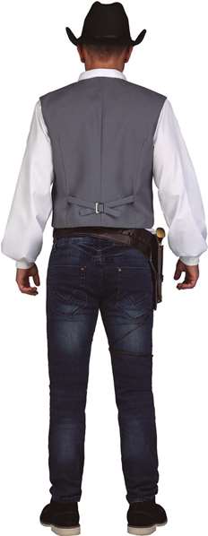 My Other Me Déguisement Cowboy Gilet Gris Taille M