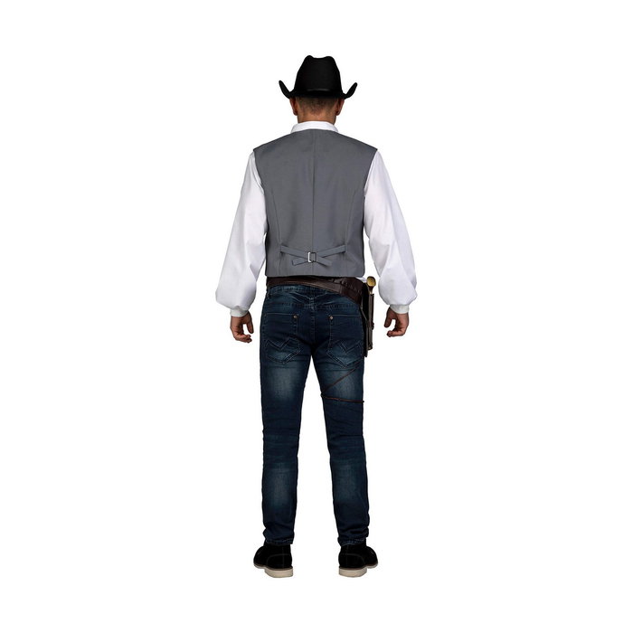 My Other Me Déguisement Cowboy Gilet Gris Taille M
