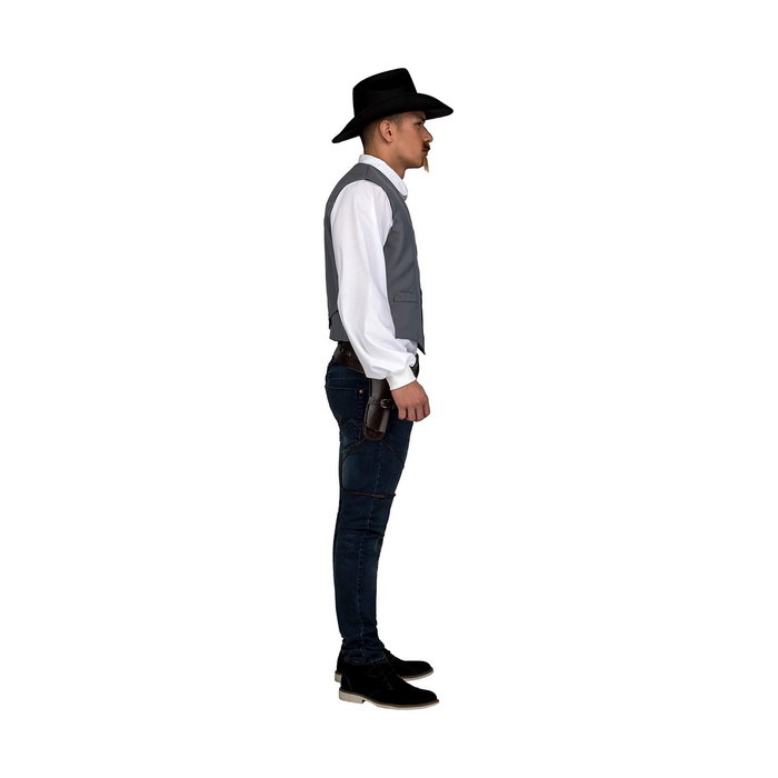 My Other Me Déguisement Cowboy Gilet Gris Taille M