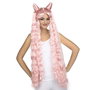 My Other Me Peluca Manga 385 g - Peluche longue rose multilingue (espagnol, anglais, français, italien, portugais, allemand) - 3 ans et plus