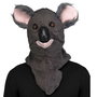 My Other Me - Masque Koala à mâchoire mobile taille unique - Version multilingue (espagnol, anglais, français, italien, portugais, allemand) - Multicolore