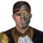 My Other Me - Masque Steampunk 1/2 Face - Taille Unique - Multicolore