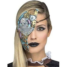 My Other Me - Masque Steampunk 1/2 Face - Taille Unique - Multicolore