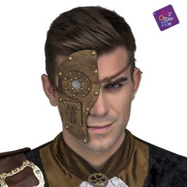 My Other Me Masque Steampunk 1/2, casque de protection, adulte, multicolor