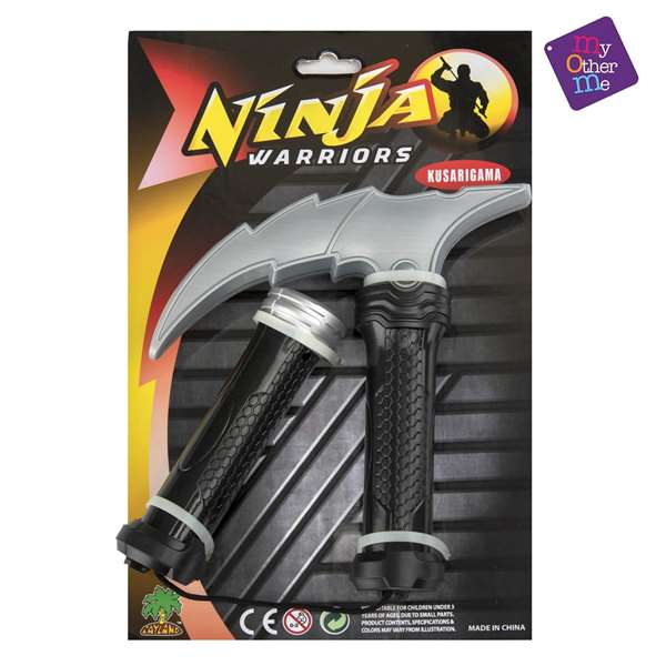 My Other Me - Set Ninja 44 cm - Jeu de Rôle Multilingue (Espagnol, Français, Anglais, Allemand, Italien, Portugais) - Pour Enfants à partir de 3 Ans - Multicolor