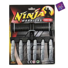 My Other Me - Ninja Weapons, Jouet pour enfants, 18 x 8 cm, Multicolore, Âge recommandé 3 ans, Langues: espagnol, anglais, français, italien, portugais, allemand