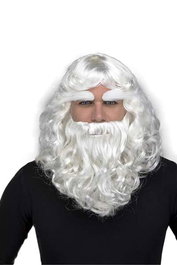My Other Me - Peluche Père Noël avec barbe et sourcils, 202 g, taille M, blanc, multilingue (ES, EN, FR, IT, PT, DE)