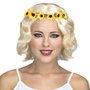 My Other Me Peluca hippie - Perruque hippie courte blonde 120 g pour enfant - Multicolor