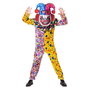 My Other Me Costume de clown adulte avec capuche 3D et masque intégral grande tête - Taille M