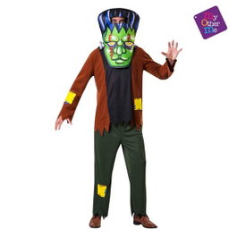 My Other Me Déguisement Frankenstein Zombie Tête Large Taille M