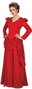 My Other Me Déguisement Western Lady Rouge Taille M (Robe et Jupon)