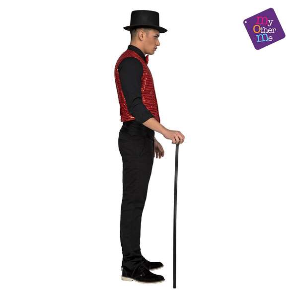 My Other Me Déguisement Gilet Showman Rouge Taille M-L