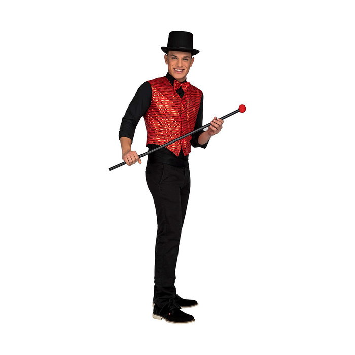 My Other Me Déguisement Gilet Showman Rouge Taille M-L