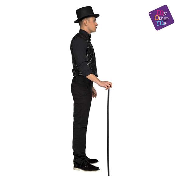 My Other Me Déguisement Gilet Showman Noir Taille M-L