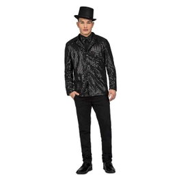 My Other Me Déguisement Veste de Showman Noir Taille M-L