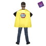 My Other Me Cape de Super Héros Jaune Motif Stars pour Enfant 3 à 6 Ans - 100% Polyester