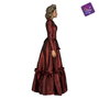 My Other Me Déguisement Scarlet Lady of the West Rouge M/L