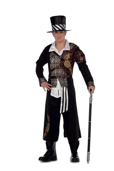 My Other Me - Déguisement Lord Steampunk Taille S - 100% Polyester - Âge recommandé 3-14 ans