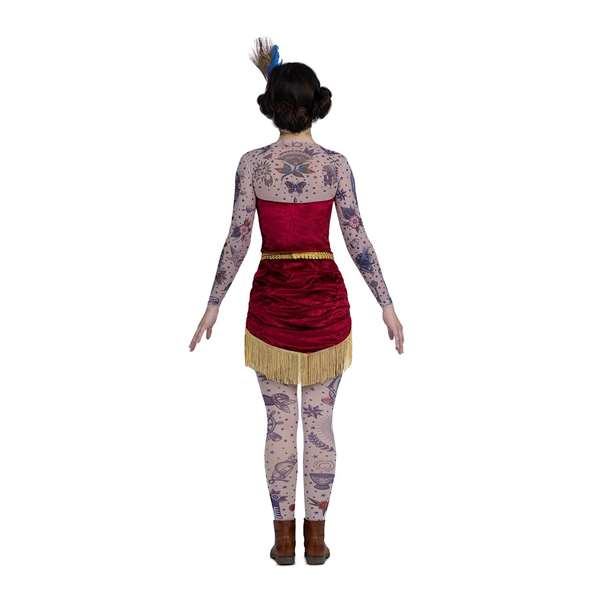 My Other Me - Déguisement femme tatouée taille M rouge - À partir de 3 ans