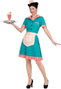 My Other Me Déguisement Serveuse Années 50 - Bleu, Taille M