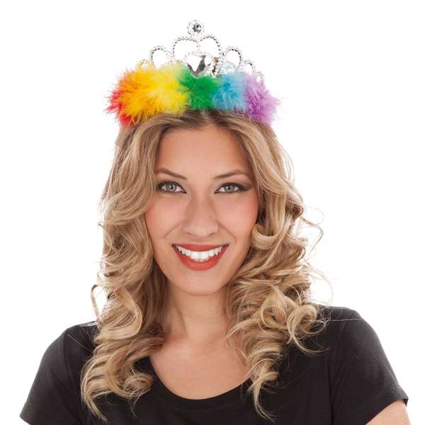 My Other Me - Diadème couronne arc-en-ciel taille unique pour enfants 3 ans et plus - Multicolor - Polyester / PVC My Other Me - Diadème couronne arc-en-ciel taille unique pour enfants 3 ans et plus - Multicolor - Polyester / PVC