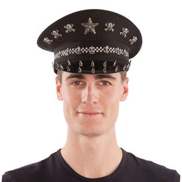 My Other Me Gorra Plato Policía Taille 58 - Casquette plate Police Adulte Multicolor 100% Polyester