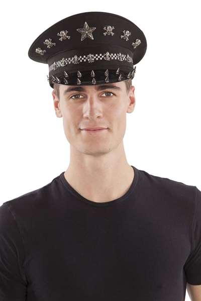My Other Me Gorra Plato Policía Taille 58 - Casquette plate Police Adulte Multicolor 100% Polyester