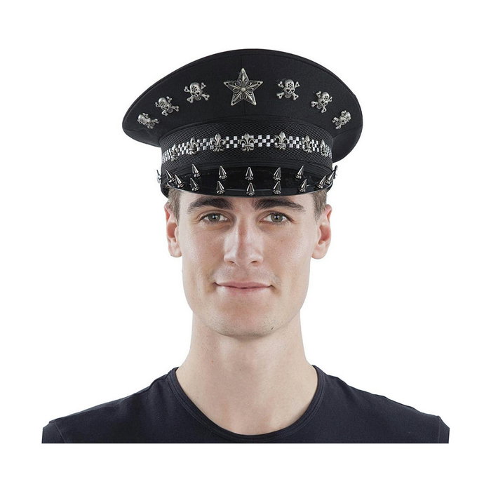 Casquette de police My Other Me Noir Casquette de police My Other Me Noir