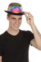 My Other Me - Bonnet arc-en-ciel (béret) pour adultes, multicolore, taille unique, 58 cm, 100% polyester
