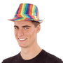 My Other Me - Sombrero con luz rainbow T/58 - Chapeau avec lumière arc-en-ciel, taille unique, son et lumières - Enfants/Adultes (Multilingue)