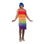 Déguisement pour Adultes My Other Me Rainbow Multicouleur Robe Avec franges Taille 54