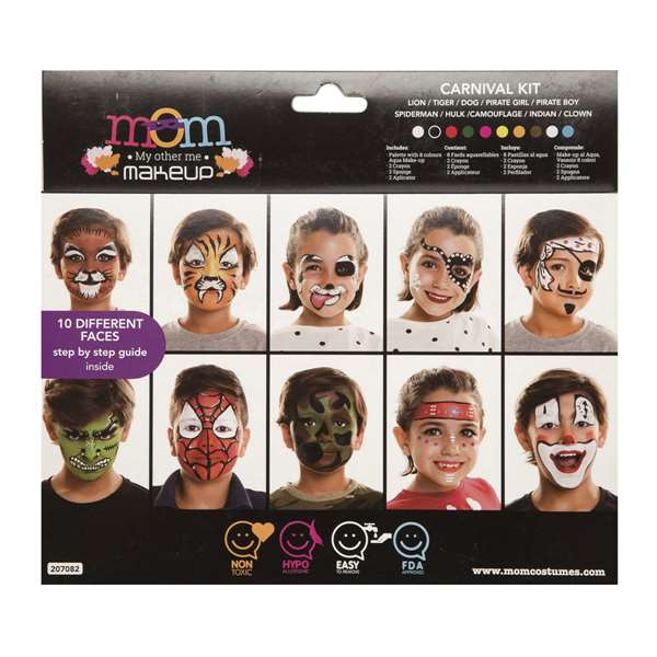 My Other Me - Ensemble de maquillage deluxe pour fête d'enfant - Dimensions 20 x 23 x 2 cm - Kit cosmétique pour visage My Other Me - Ensemble de maquillage deluxe pour fête d'enfant - Dimensions 20 x 23 x 2 cm - Kit cosmétique pour visage