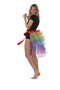 My Other Me Tutu Cola Larga Rainbow - Tutu long avec queue arc-en-ciel pour enfants - Taille M (One Size)