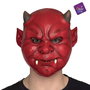 My Other Me Full Devil Latex Mask - Masque de Démon en Latex Taille Unique Adulte - Accessoire Déguisement