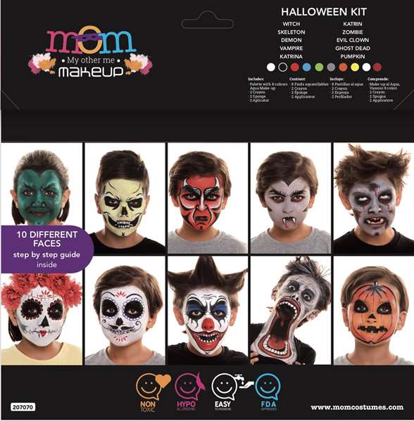 My Other Me - Kit Déguisement Halloween pour Enfants 20 x 23 cm - Taille M (Langues : Espagnol, Anglais, Français, Italien, Portugais, Allemand)