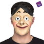 My Other Me Masque Pinocchio - Multicolore - Langues : Espagnol, Anglais, Français, Italien, Portugais, Allemand - Adulte