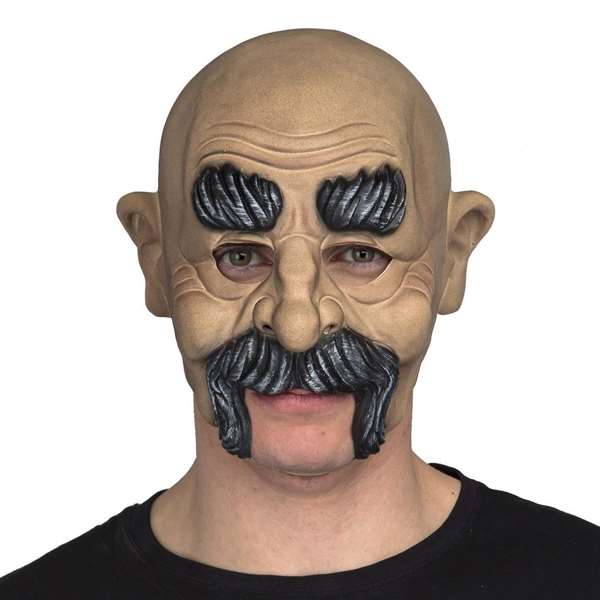 My Other Me - Masque Tío Pancho - Masque en latex multicolore pour adultes - Français, Espagnol, Anglais, Italien, Portugais, Allemand