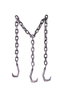 Accessoire de costumes My Other Me 180 X 55 X 5 cm Chaînes Boucher Gris PVC (12)
